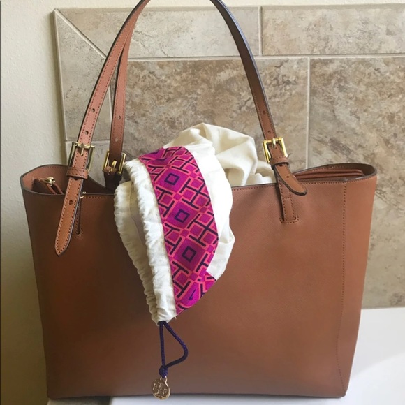 Large Tory Burch York Tote/ Laptop Bag! Dustbag! - Picture 1 of 8
